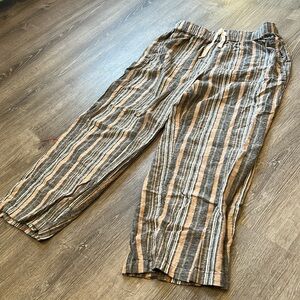Women’s M Lucky linen wide leg pants